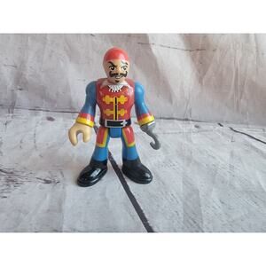 Fisher Price Imaginext Pirate with Hook Officer Red & Blue Uniform